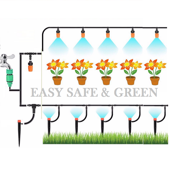 Bộ tưới 5 béc phun sương + 5 béc 8 tia DXPS8T10                                                                                                                                                                                                                                                                                                                                                                                                                                                                     